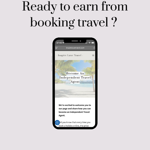 Earn from booking travel
