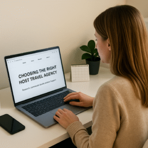 Choosing the right host travel agency